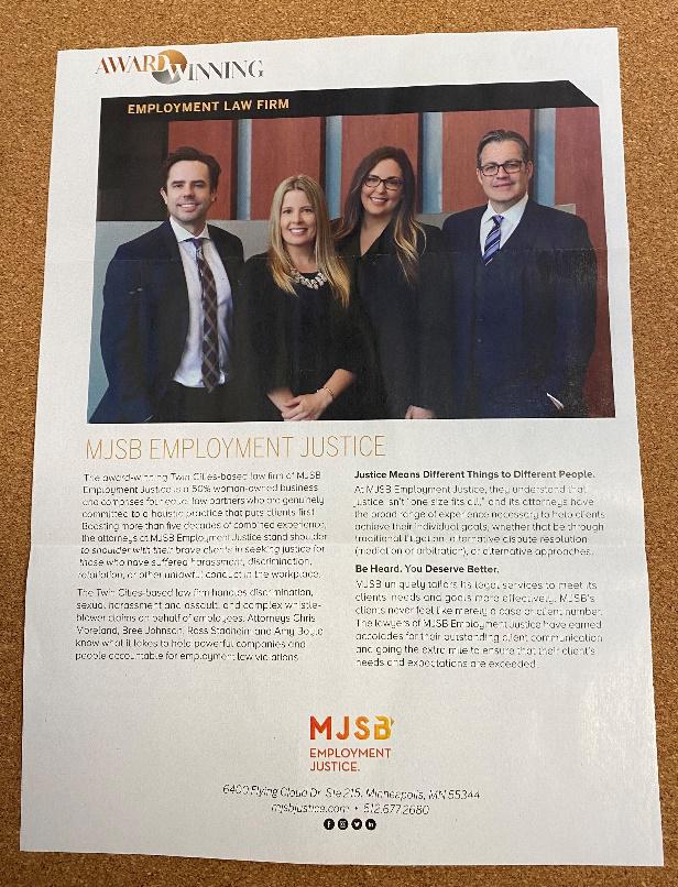 2022 MPLS St. Paul Magazine MJSB Honors