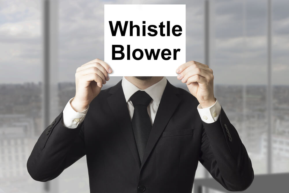 blow the whistle